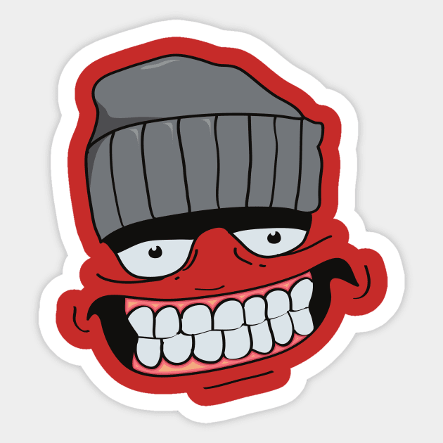 Grin and Meme It Sticker by TeaShirts